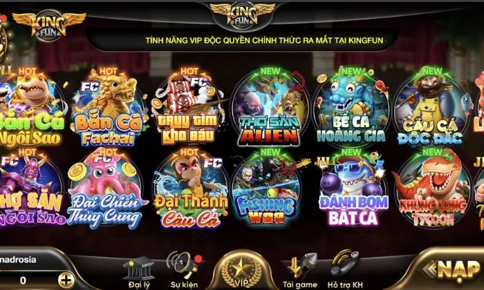 Hình ảnh, âm thanh cực chất chỉ có tại bắn cá Kingfun