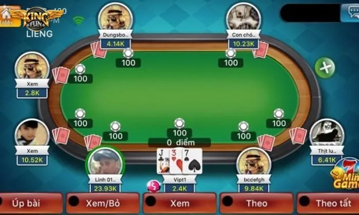 Người chơi có thể chơi Tất tay nếu đang nắm chắc cơ hội chiến thắng