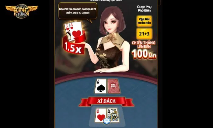 Tham gia Xì Dách Kingfun nhận thưởng lớn